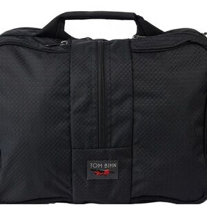 Tom Bihn Black with Island Halcyon Blue lining Laptop Bag